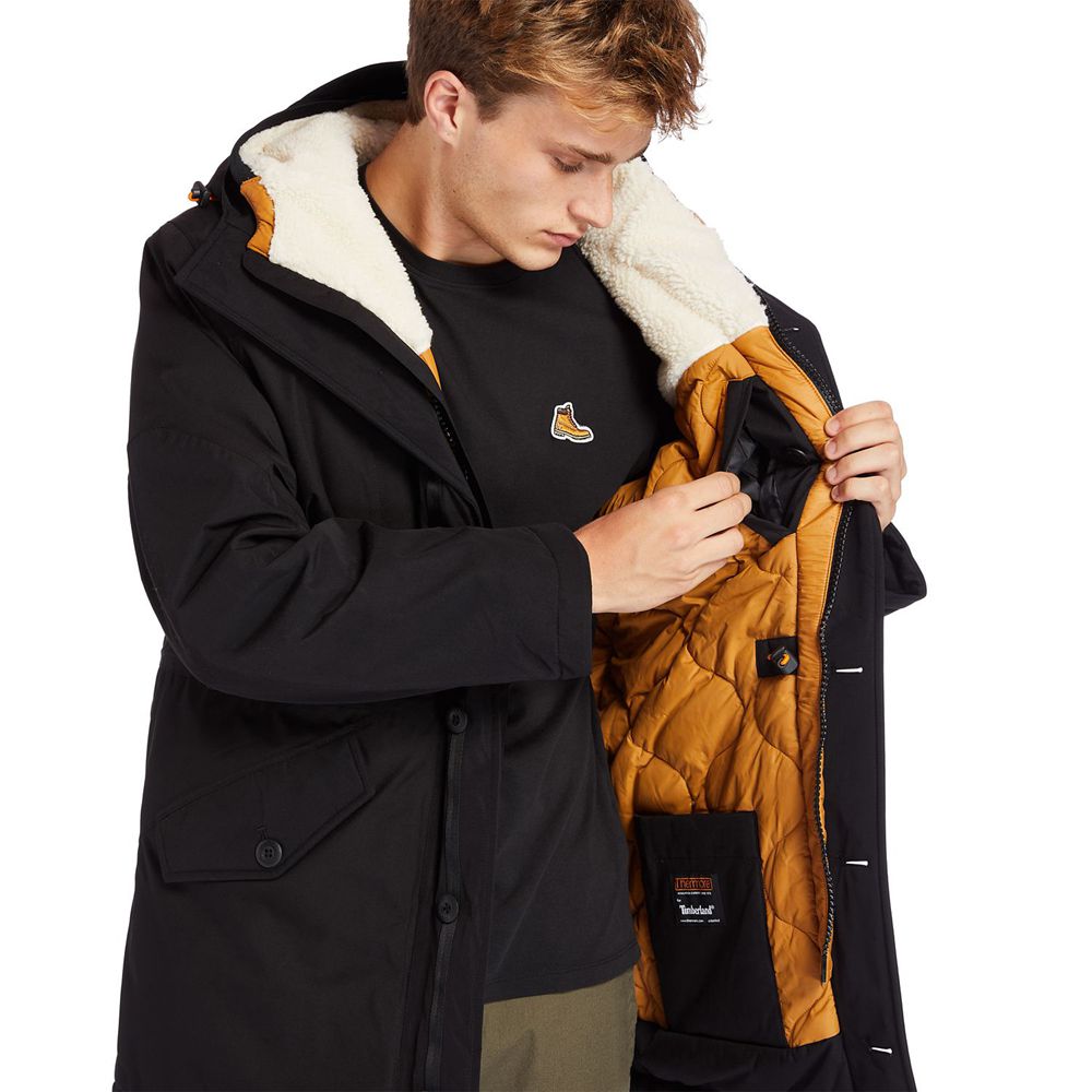 Chaquetas Timberland Hombre Outdoor Heritage Ecoriginal Parka Y Dryvent™ Technology Negras - Chile L